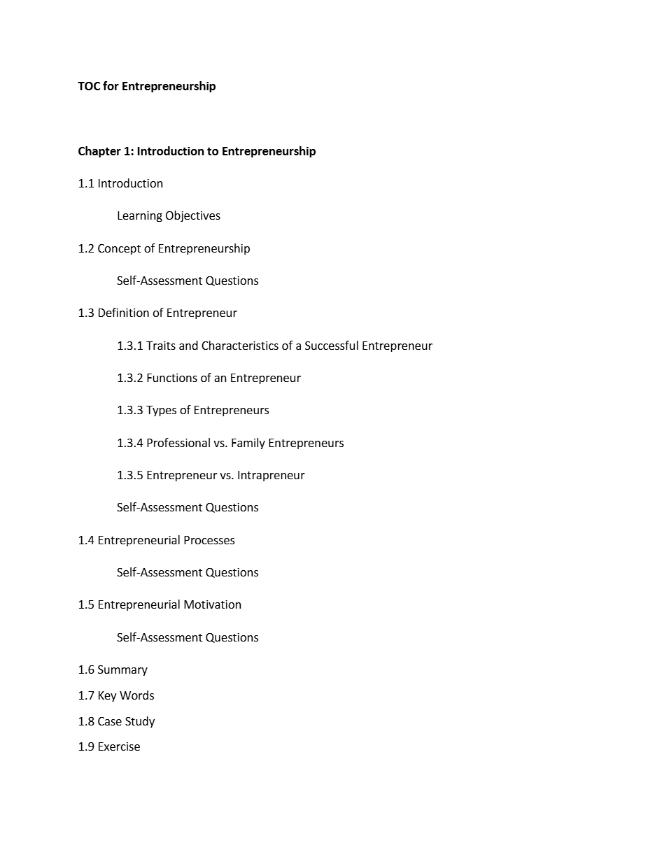 entrepreneurship